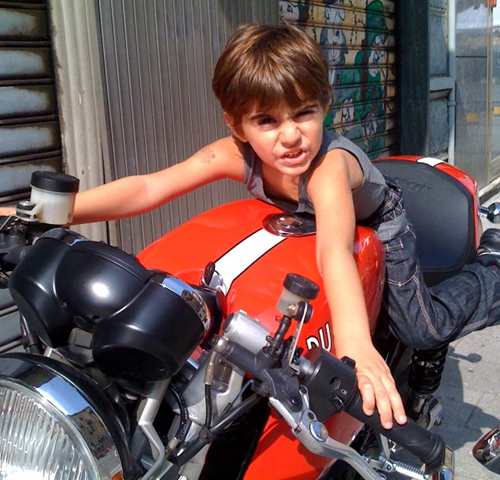 DAD, WILL YOU GIVE ME A MOTORBIKE?